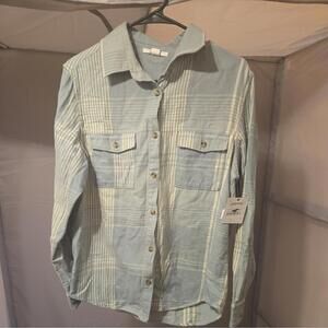 Nwt mens?Oneil Xs Plaid Button Up Long Sleeve